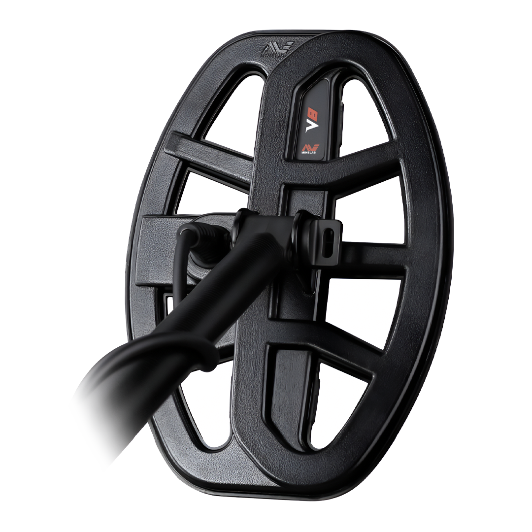 V8 Double-D 8x5" Elliptical Coil for VANQUISH Metal Detectors (with Skidplate)